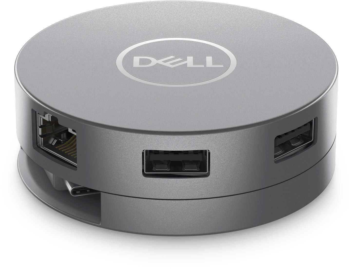 Adaptador Dell 6 en 1 USB-C USB/HDMI/DP/RJ45 8W Color Plata