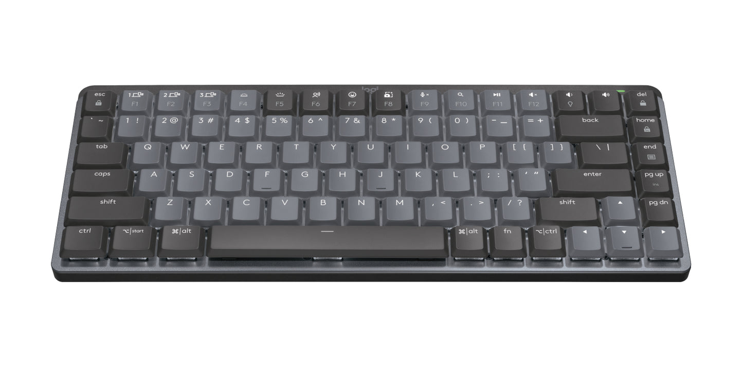 Teclado Logitech MX Mechanical Mini Inalámbrico Alto Desempeño Color Grafito