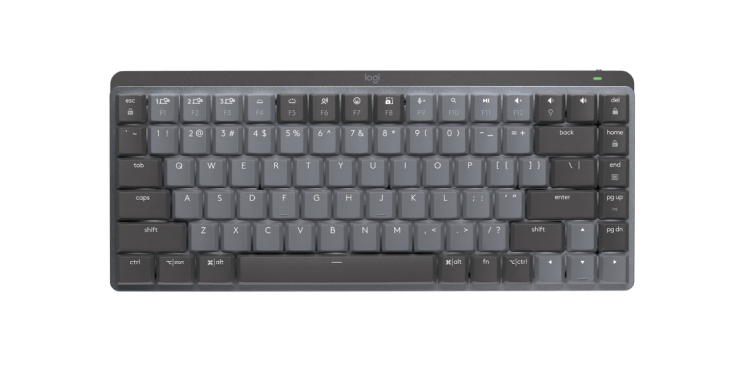 Teclado Logitech MX Mechanical Mini Inalámbrico Alto Desempeño Color Grafito