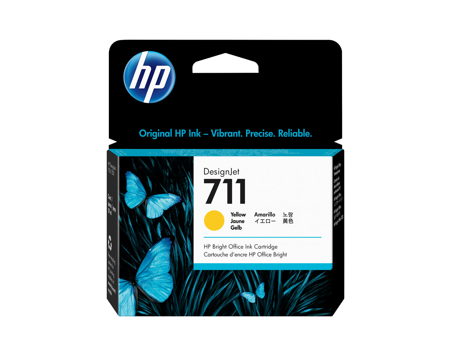 Tinta HP LF 711 Amarillo 29ML DesignJet