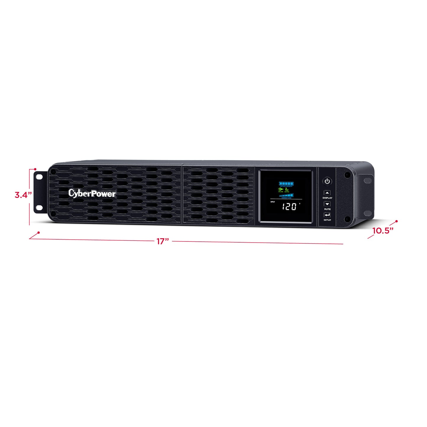 CyberPower CP1500PFCRM2U sistema de alimentación ininterrumpida (UPS) Línea interactiva 1.5 kVA 1000 W 8 salidas AC