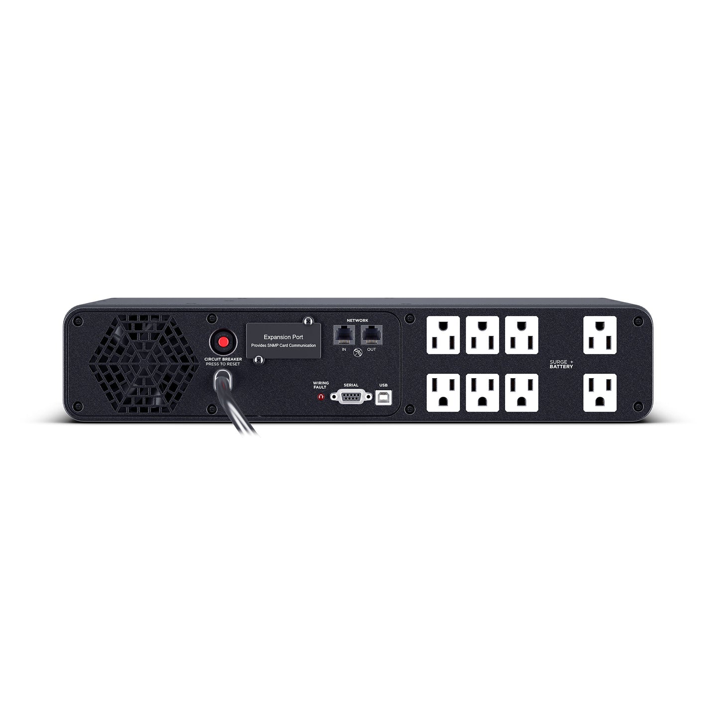 CyberPower CP1500PFCRM2U sistema de alimentación ininterrumpida (UPS) Línea interactiva 1.5 kVA 1000 W 8 salidas AC