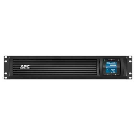 UPS APC 1000VA/600W Pantalla LCD RM 2U 120V 6 Salidas NEMA 5-15R Color Negro