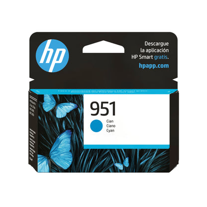 HP 951 Cyan Original Ink Cartridge cartucho de tinta 1 pieza(s)