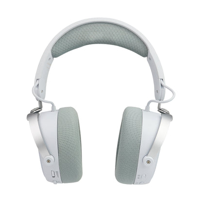 Diadema Game Factor HSB600 Gaming Inalámbrica RGB Triple Conectividad Micrófono Removible Surround 7.1 Color Blanco
