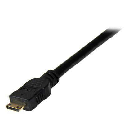 StarTech.com HDCDVIMM2M adaptador de cable de vídeo Mini-HDMI Negro