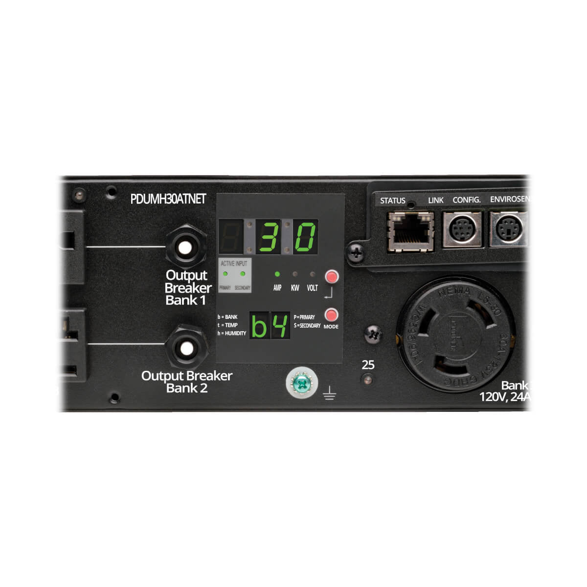 Tripp Lite PDUMH30ATNET unidad de distribución de energía (PDUs) 25 salidas AC Negro
