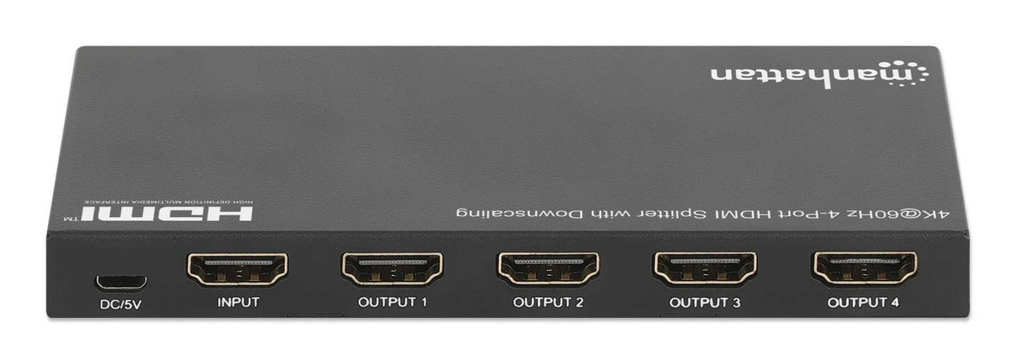 Manhattan 208369 divisor de vídeo 4x HDMI
