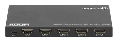 Manhattan 208369 divisor de vídeo 4x HDMI