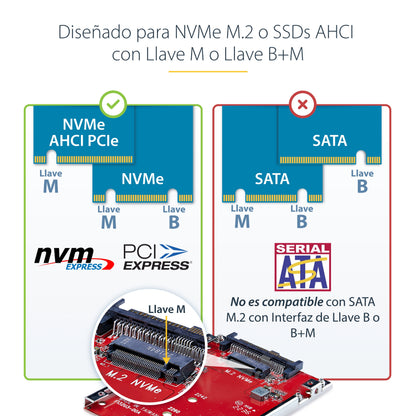 StarTech.com 1M25-U3-M2-ADAPTER tarjeta o adaptador de interfaz Interno