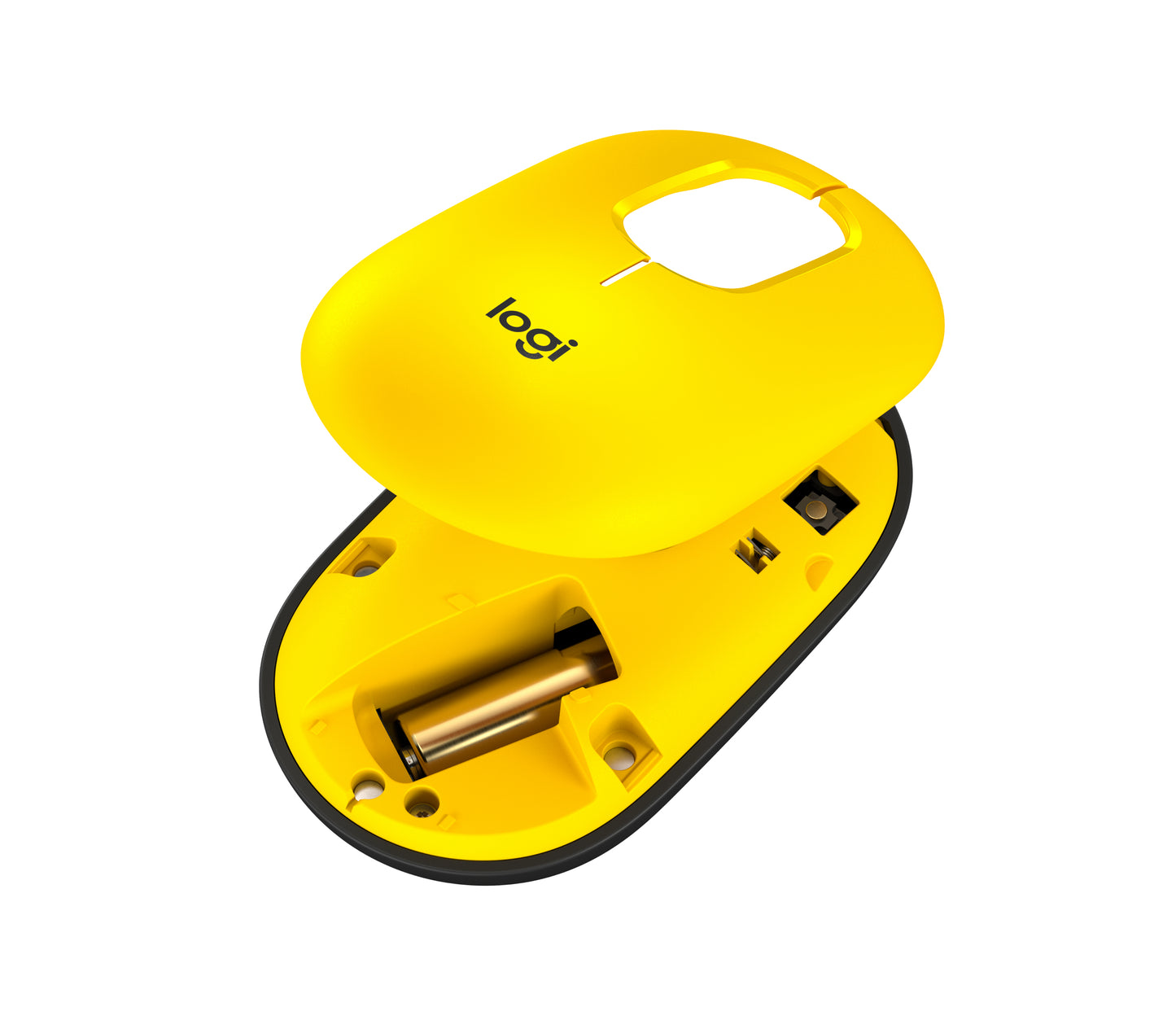 Mouse Logitech Pop Inalámbrico con Función Emojis Personalizable 1000dpi Color Blast