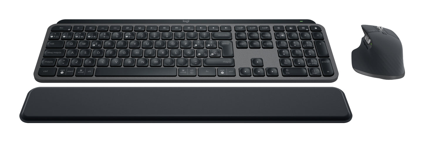 Logitech MX Keys combo for Business Gen 2 teclado Ratón incluido Oficina RF inalámbrico + bluetooth QWERTY Español Grafito