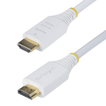 StarTech.com HDMI2-CABLE-4K60-6FW cable HDMI 1.8 m HDMI Tipo A (Estándar) Blanco