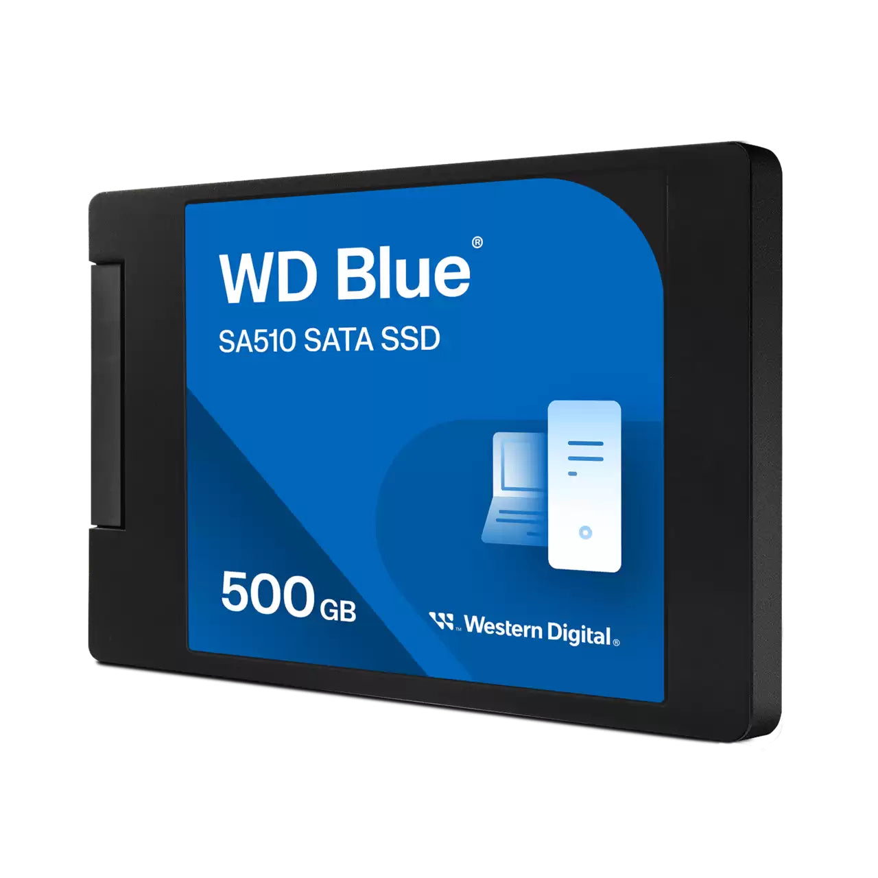 SSD Interno Western Digital Blue SA510 500GB 2.5" 7mm SATA lll Lect 555/440 MBs para PC y Lap