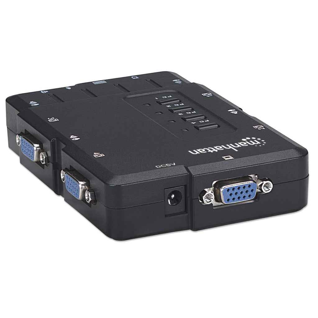 Manhattan 151269 interruptor KVM Negro