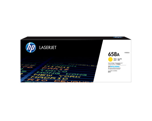 Toner HP LaserJet 658A Amarillo