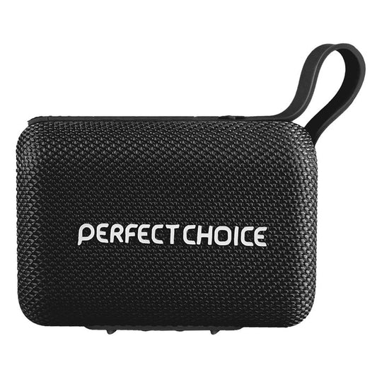 BOCINA PORTATIL PERFECT CHOICE INALAMBRICA SUGARY - NEGRO