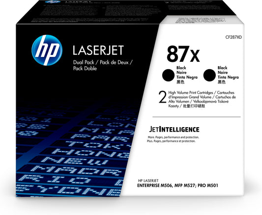 Toner HP LaserJet 87X Negro Dual Pack