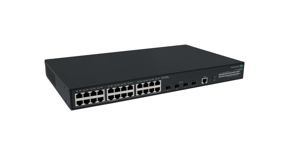 HPE CW 2050 24p 10/100/1000BT PoE+ 4p SFP 1G/2.5G 420W Gestionado 2.5G Ethernet (100/1000/2500) Energía sobre Ethernet (PoE) Negro