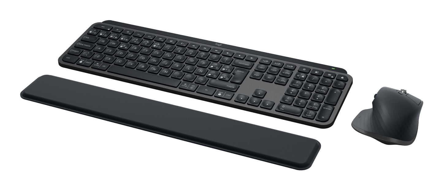 Logitech MX Keys combo for Business Gen 2 teclado Ratón incluido Oficina RF inalámbrico + bluetooth QWERTY Español Grafito