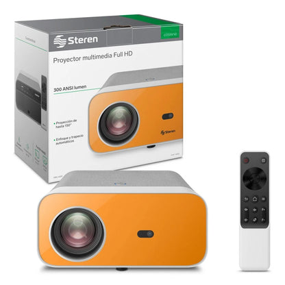 Proyector Multimedia STEREN FULL HD 300 LM ANSI WIFI