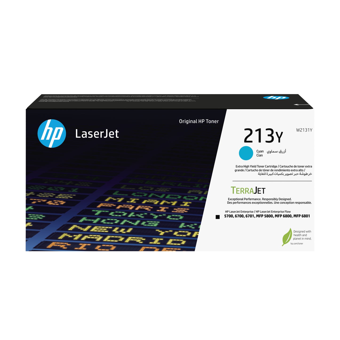 HP 213Y Cyn Original LaserJet Toner Crtg cartucho de tóner 1 pieza(s)