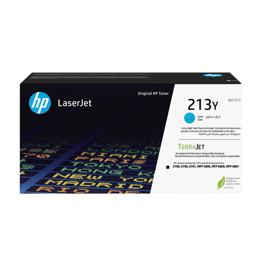 HP 213Y Cyn Original LaserJet Toner Crtg cartucho de tóner 1 pieza(s)