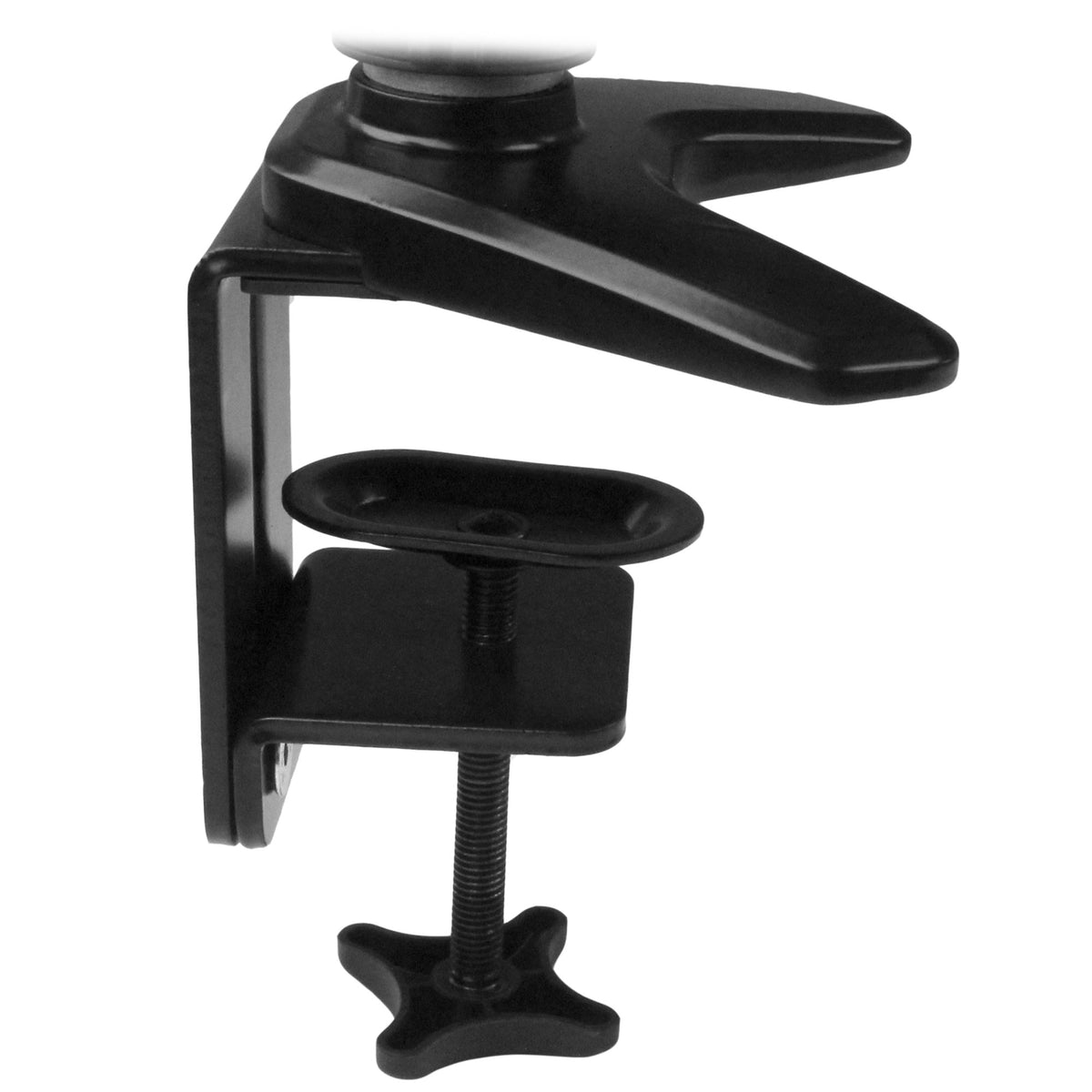 StarTech.com ARMUNONB soporte para pantalla plana 68.6 cm (27") Escritorio Aluminio, Negro