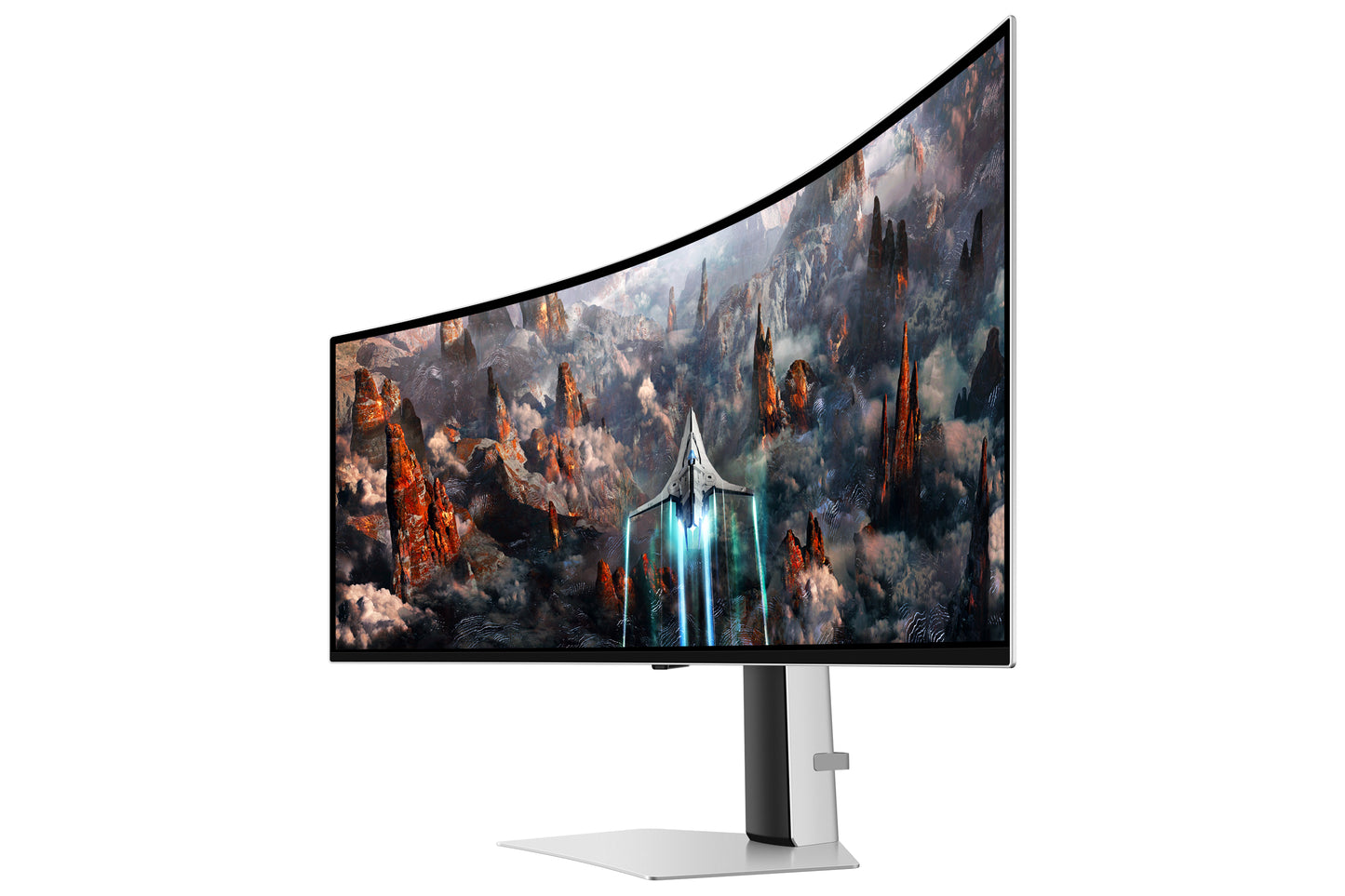 Monitor Samsung 49" Gaming Curvo Oled Resolucion 5120x1440 Panel Oled