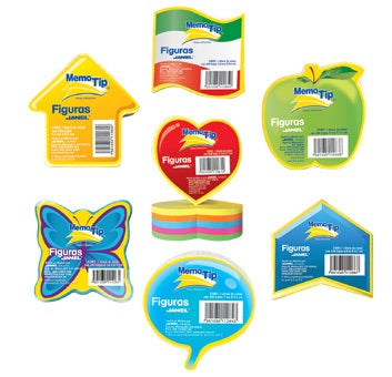 NOTAS ADHESIVAS JANEL MEMO TIP CORAZON 3X3 C/250