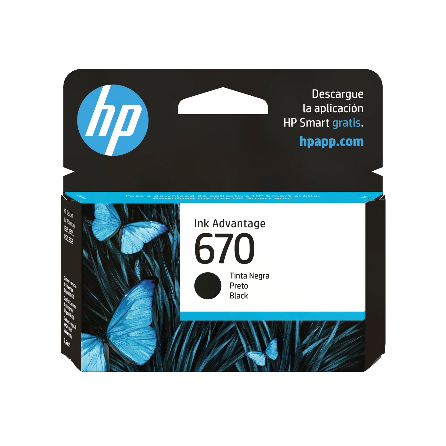 Tinta HP 670 Negro