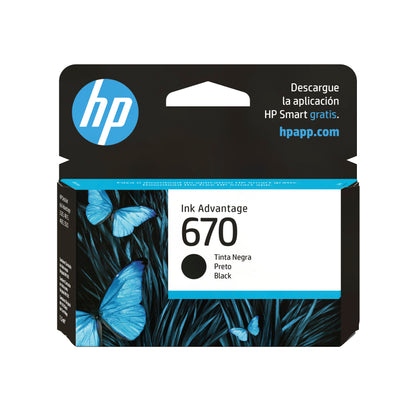 Tinta HP 670 Negro