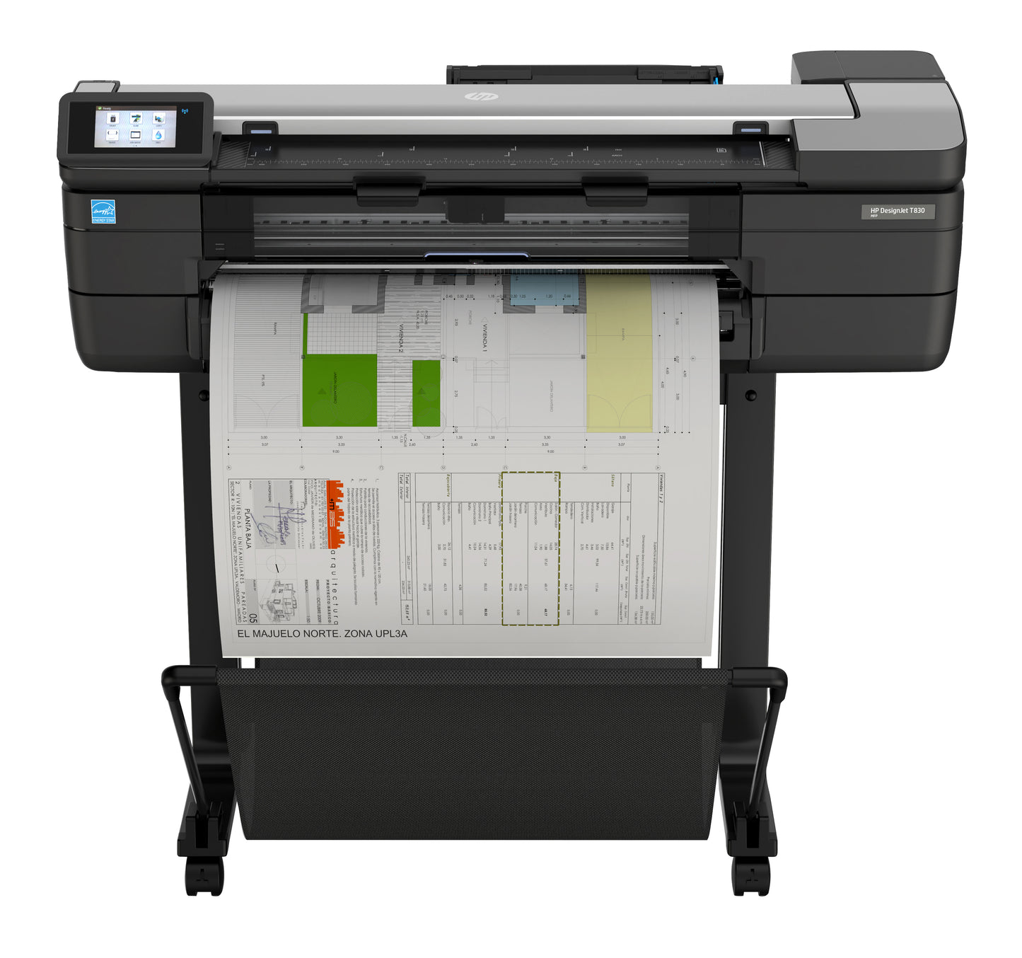 Plotter HP DesignJet T830 24" Multifunción Inyección Térmica de Tinta Resolución 2400x1200 dpi Producto Frágil Revisar C