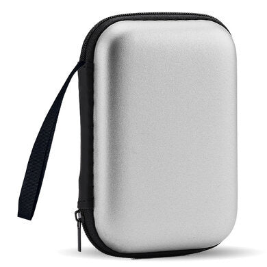 BRobotix 406832 estuche para discos duros externos Funda de protección Poliuretano (PU), Acetato de etilvinilo (EVA) Gris