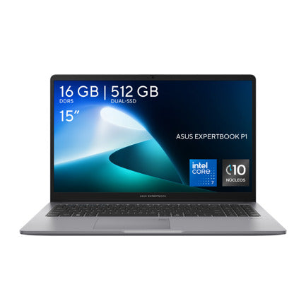 Laptop Asus ExpertBook Essential P1503CVA Intel Core 7 240H DDR5 16GB 512GB windows 11 pro
