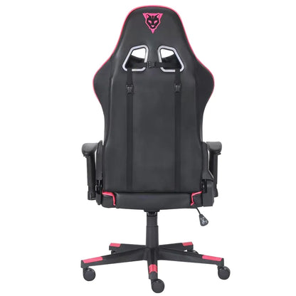 Ocelot Gaming Silla Gamer Ogs-03 Hasta 150kg Negro/rosa Negro Piel Sintética