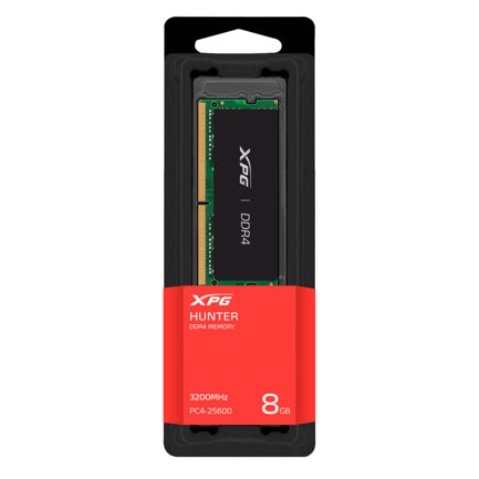 MEMORIA RAM XPG HUNTER ADATA AX4S32008G22-SBHN 8 GB DDR4 3200MTS SODIMM CL-22 DISIPADOR ALUMINIO