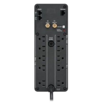 Back UPS APC PRO BR 1500VA 10 Outlets 2 USB Charging Ports AVR LCD interface LAM