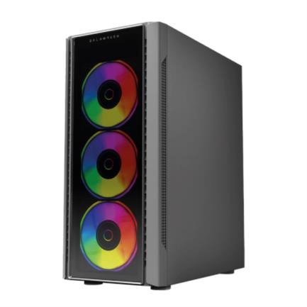 Gabinete Gamer Compact Media Torre Dragonfly Perform Aircool GM590AB Panel Izq Cristal + Frente Mesh / Negro