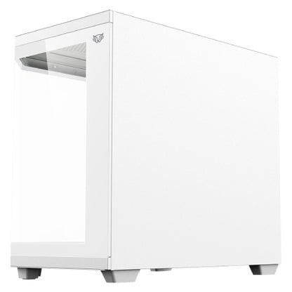 Gabinete Gamer Balam Rush Media Torre Tank Master 9600TB Max MB ATX Ultra Wides/USB-C/USB 3/Audio Fan ARGB Blanco