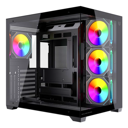 Gabinete Gamer Balam Rush Media Torre Tank Core Ultra GM925 Balam Rush Negro