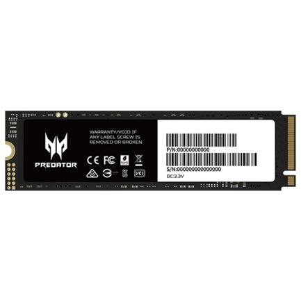 Unidad SSD Biwin Predator GM7 NVMe 1TB M.2 6300 MB/s Escritura 7200 MB/s Lectura PCI Express 4.0
