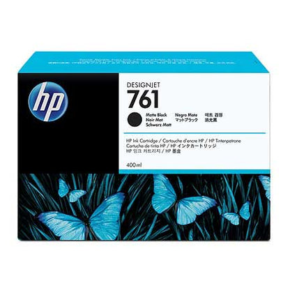 Tinta HP LF 761 Negro Mate T7100 DesignJet 400ML