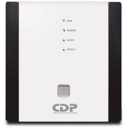 Regulador de Voltaje CDP 3000VA/2400W 8 Contactos