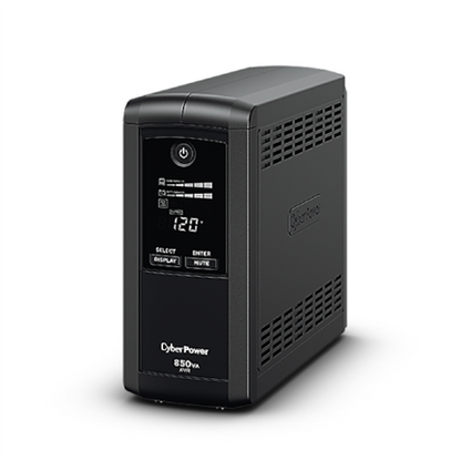 UPS CYBERPOWER 850VA 510W LCD REGULADOR VOLTAJE 9 CONT