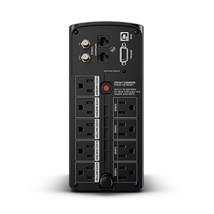 UPS CYBERPOWER 1000VA 600W 9 CONT PANTALLA LCD INTELIGENTE M