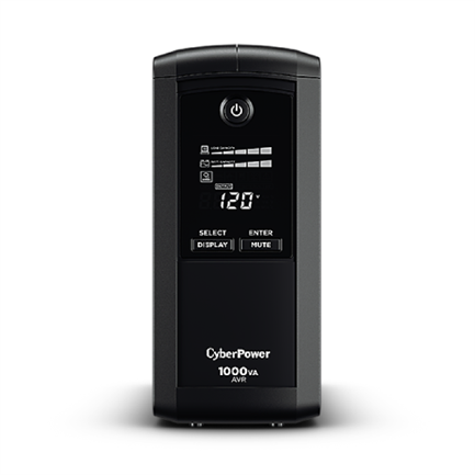 UPS CYBERPOWER 1000VA 600W 9 CONT PANTALLA LCD INTELIGENTE M