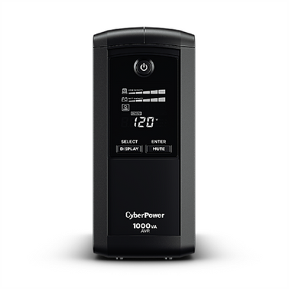 UPS CYBERPOWER 1000VA 600W 9 CONT PANTALLA LCD INTELIGENTE M