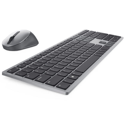 Kit Teclado y Mouse Dell Premier Wireless KM7321W Español Color Gris titanio Garantia 3 Años