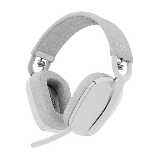 Audífonos Logitech Zone Vibe 100 Inalámbrico Over Ear Color Off white Color